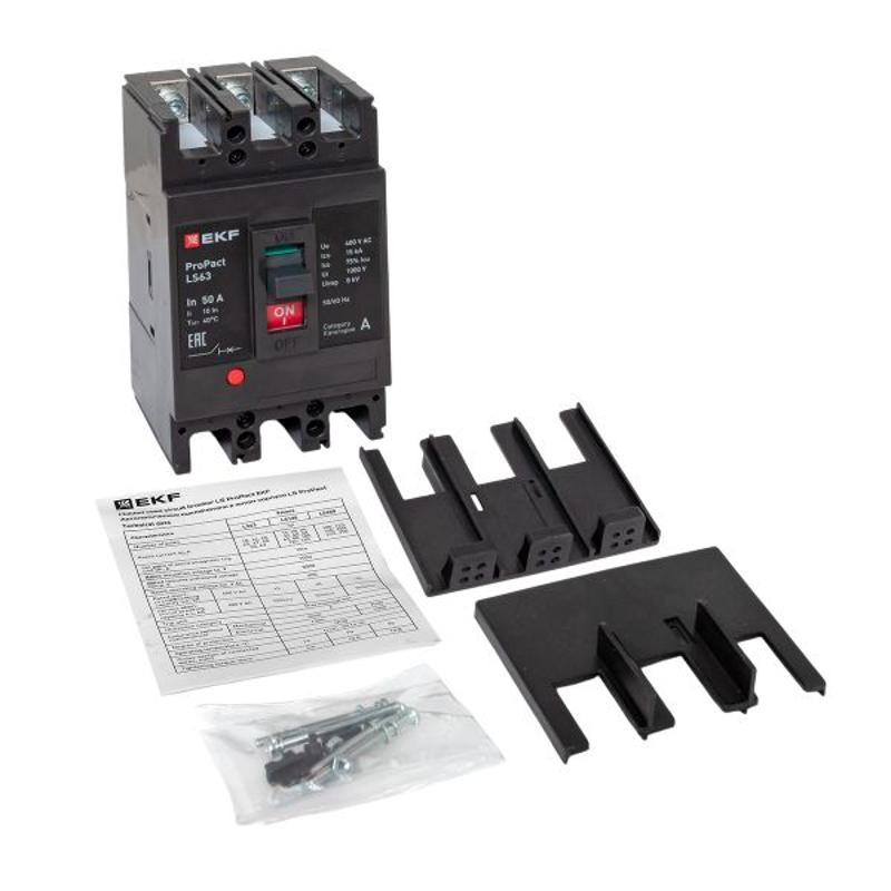 Выключатель автоматический LS63 15кА 3P 50А ProPact | mccb-63-15-3-50-ls | EKF — миниатюра 10