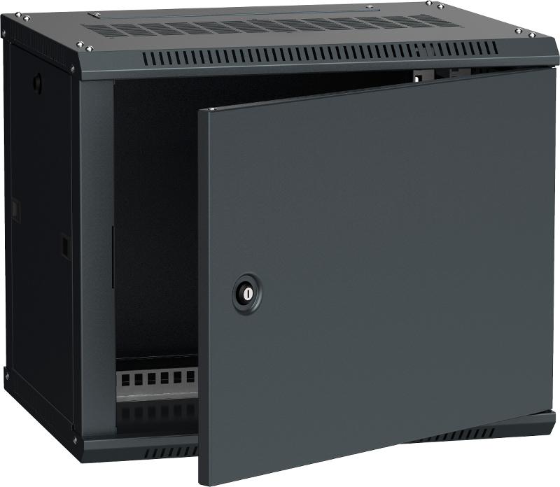 Шкаф LINEA W 6U 600x450 мм дверь металл, RAL9005 | LWR5-06U64-MF | ITK — ITK