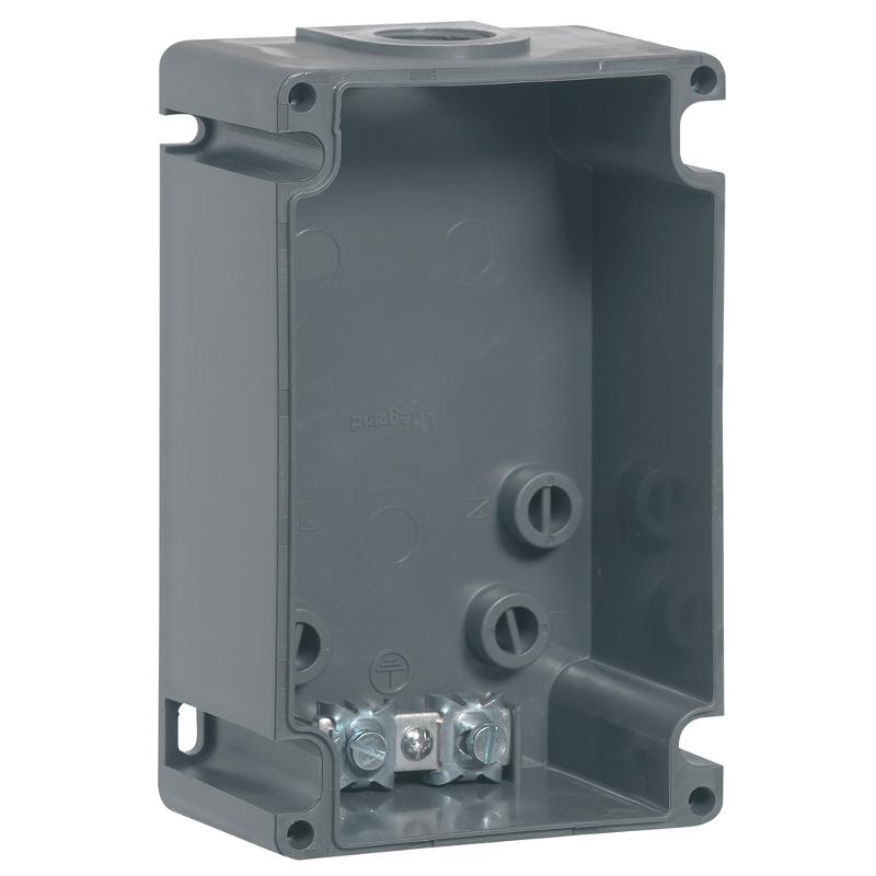 Коробка накладного монтажа Hypra - IP 44 - 2К+З/3К+З/3К+Н+З - 32 А - пластик | 052979 | Legrand — Legrand