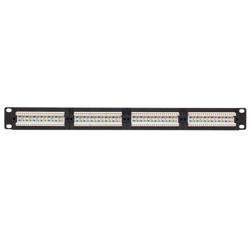 Патч-панель TERACOM PRO 19'' Cat.6 1U неэкранированная UTP 24 порта RJ-45 Dual IDC | TRP-PPNL-6UTP-1U24 | EKF — миниатюра 3