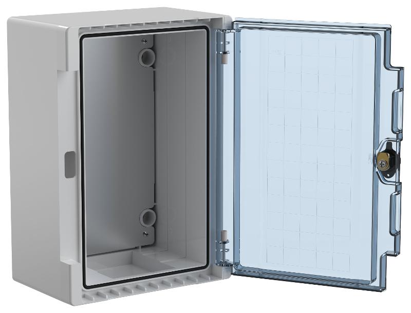 Корпус пластиковый ЩМПп 350х250х150 IP66 прозрачная дверь TETRA | TR5-11-N-035-25-15-65 | IEK — миниатюра 2