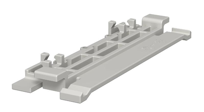 Фиксатор крышки кабельного канала WDK h=130 мм (ПВХ,светло-серый) (2370 130) | 6023525 | OBO Bettermann — OBO Bettermann