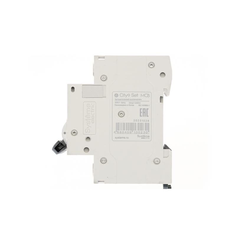 Выключатель автоматический трёхполюсный 63A C 6kA City9 | C9F36363 |Systeme Electric — миниатюра 3