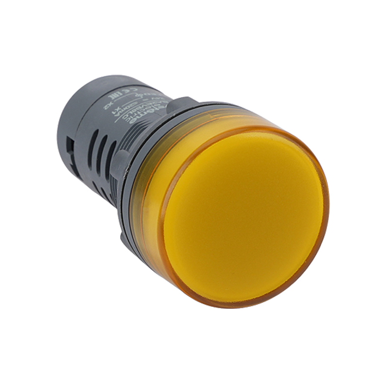 Сигнальная лампа SB7 моноблочная 22мм желтая LED 220В AC/DC | SB7EV08MPU | SE — Systeme Electric
