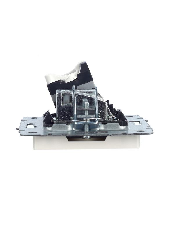 BRITE Розетка двойная TV+RJ45 кат.5E РТВ/РК12-БрЖ жемчужный  | BR-AK20-1-K36 | IEK — миниатюра 10
