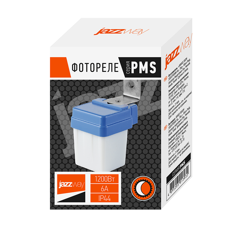 Фотореле PMS PR 600 1200Вт WH IP44 | .5013032 | Jazzway — миниатюра 5
