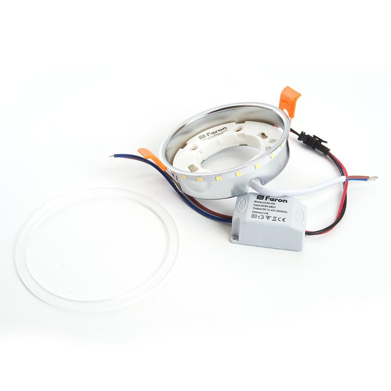 Кольцо с диодами и драйвер для светильников с подсветкой, 4W 20LED SMD2835 4000K GX53, LB-4024 | 29846 | FERON — миниатюра 2