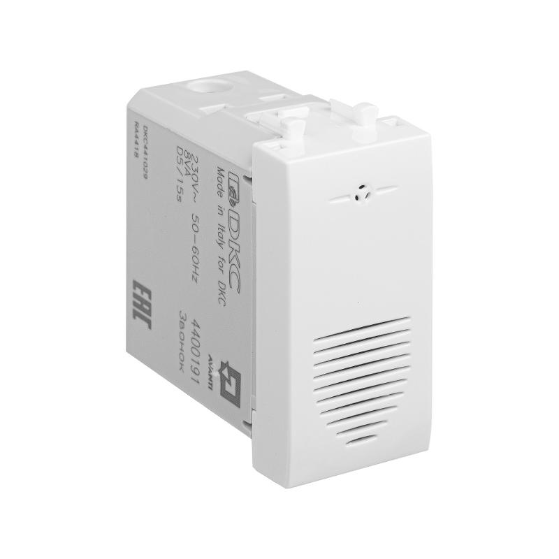 Звонок "Белое облако" "Avanti", 220V, 1 мод | 4400191 | DKC — миниатюра 2