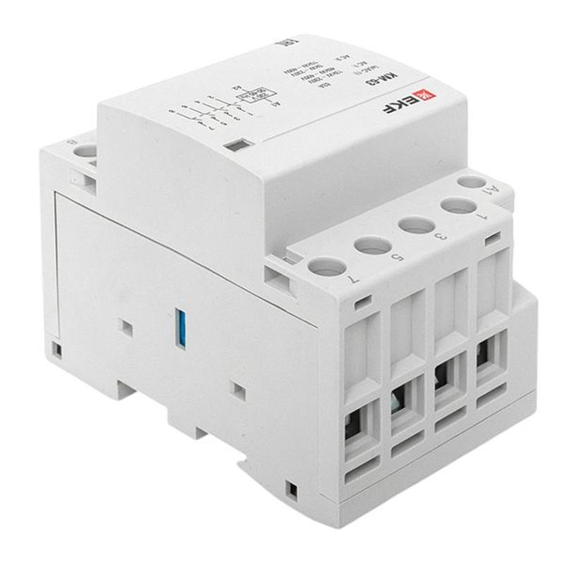 Контактор модульный КМ 63А 4NО (3 мод.) EKF PROxima | km-3-63-40 | EKF — миниатюра 15