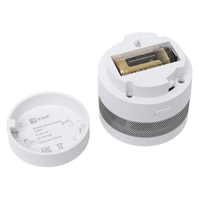 Умный датчик дыма Zigbee EKF Connect | is-sm-zb | EKF — миниатюра 12