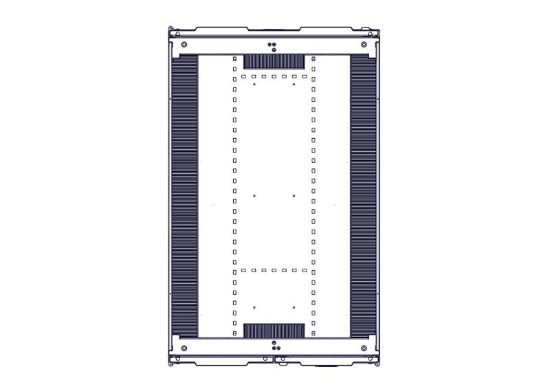 Шкаф Systeme Electric, серия Uniprom, 48U-750/1200, боковые панели 4шт, черный | UR3357 | SE — миниатюра 5