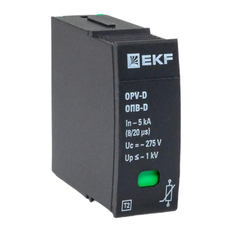 Сменный модуль к ОПВ-D In-5кА 275В с сигнализацией  |opv-d-module| EKF — EKF