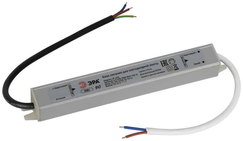 Блок питания  LP-LED 25W-IP67-24V-S | Б0061142 | ЭРА — миниатюра 1