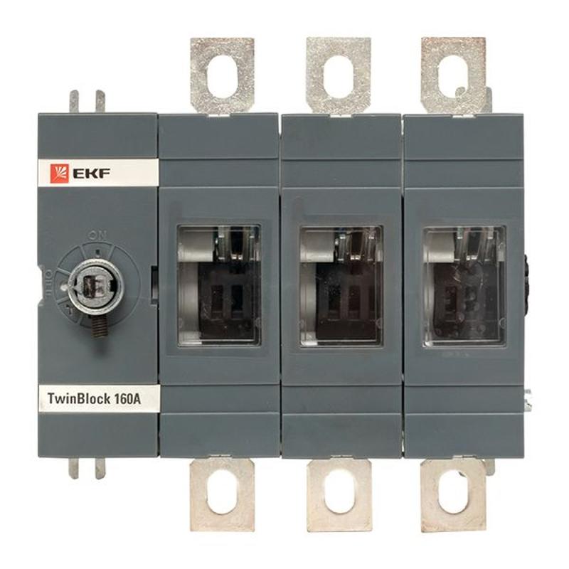 Рубильник 160A 3P без рукоятки управления TwinBlock | tb-s-160-3p | EKF — миниатюра 8