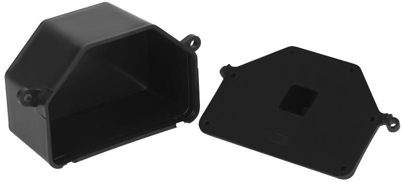 Коробка ответвительная ЭРА KRM-132-88-62 черная 132х88х62мм Л251 У3 для монолитного строительства IP44 | Б0071926  | ЭРА — миниатюра 3
