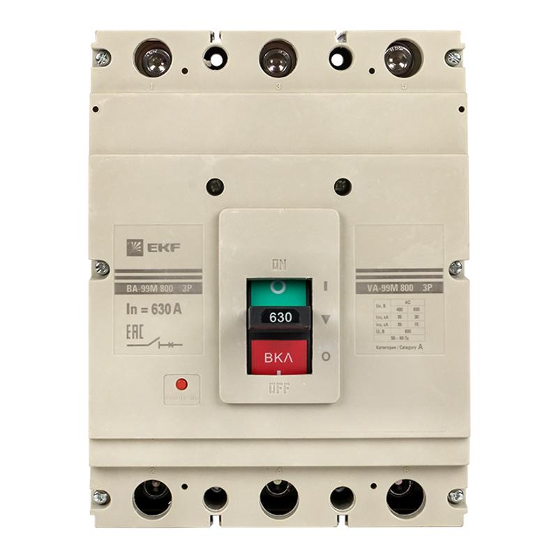 Выключатель автоматический ВА-99М 800/630А 3P 35кА PROxima | mccb99-800-630m | EKF — миниатюра 3