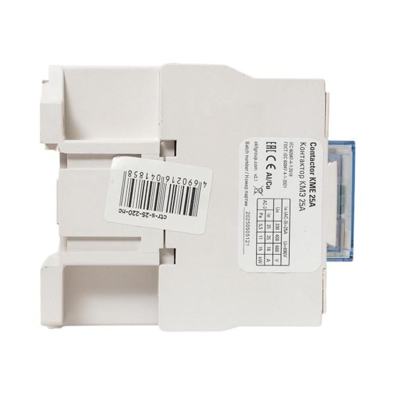 Контактор малогабаритный КМЭ 25А 220В 1NC EKF PROxima | ctr-s-25-220-nc | EKF — миниатюра 18