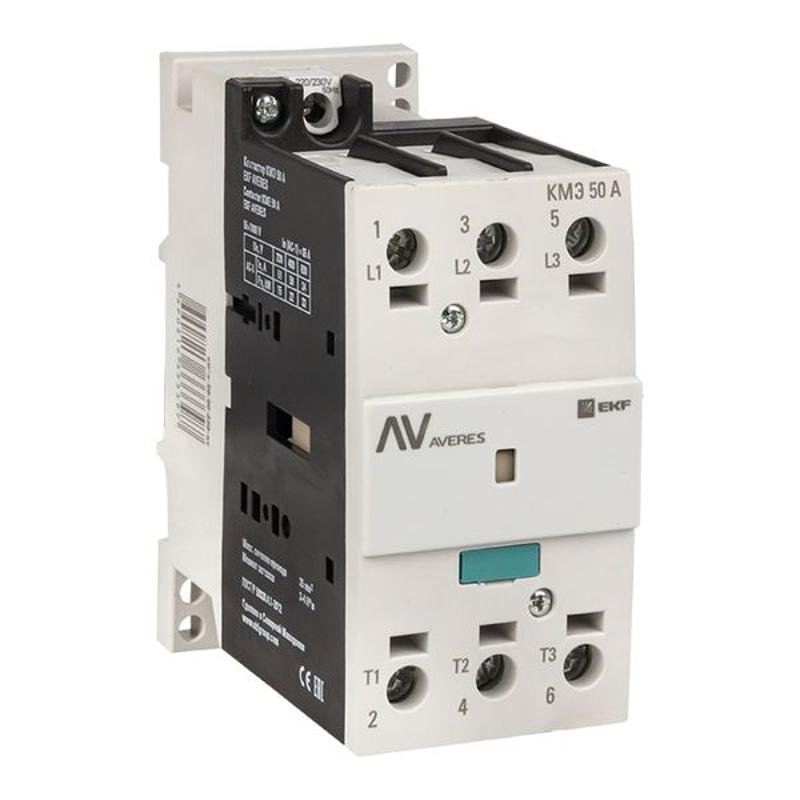 Контактор КМЭ 50А 400В АС EKF AVERES | ctr-s-50-00-400-av | EKF — EKF