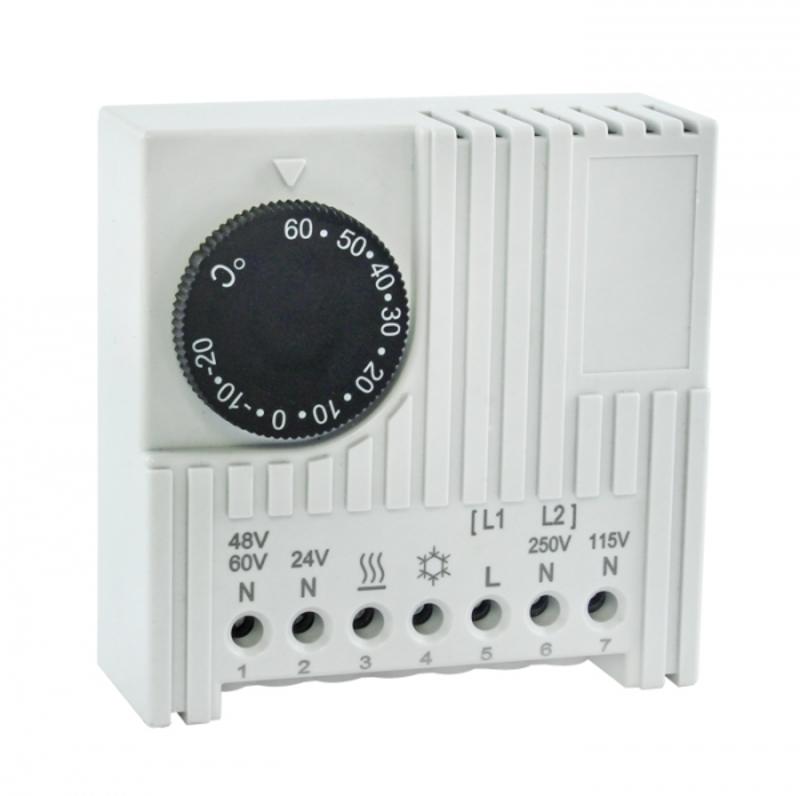 Термостат NO/NC (охлаждение/обогрев) на DIN-рейку 5-10A 230В IP20 EKF PROxima | thermo-no-nc-din | EKF — EKF