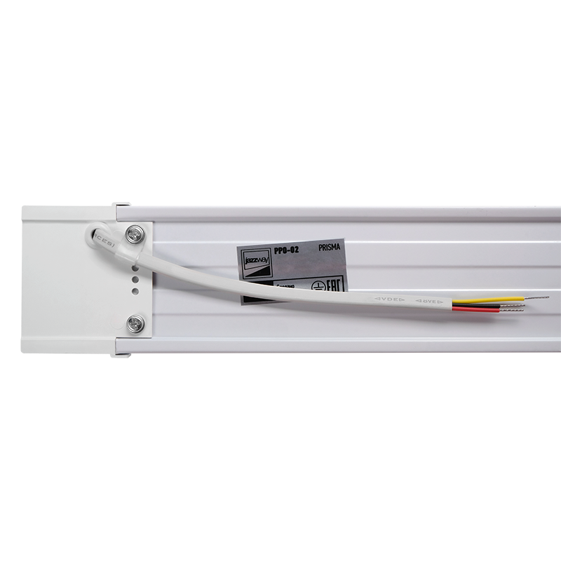 Светильник светодиодный линейный ДПО PPO-02 1200 36W 6500K алюм 160-260V 1200х61х24 призма IP20 (аналог ЛПО) | .5017870A | Jazzway — миниатюра 4
