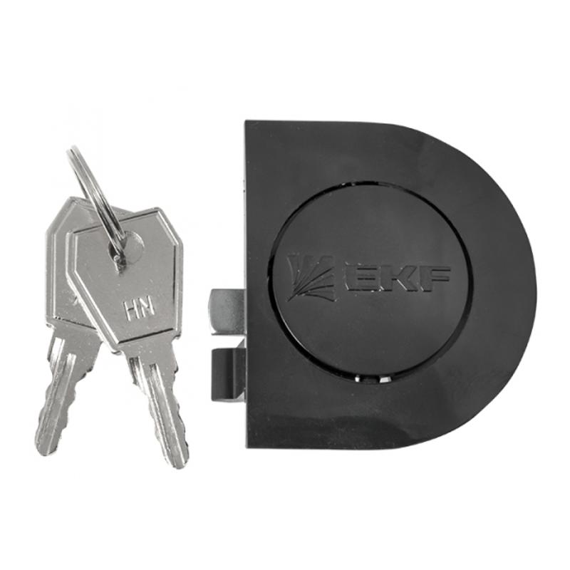 Замок пластиковый черный 30/32-16/13 IP31 EKF PROxima | lock-shrn-ip31 | EKF — миниатюра 1