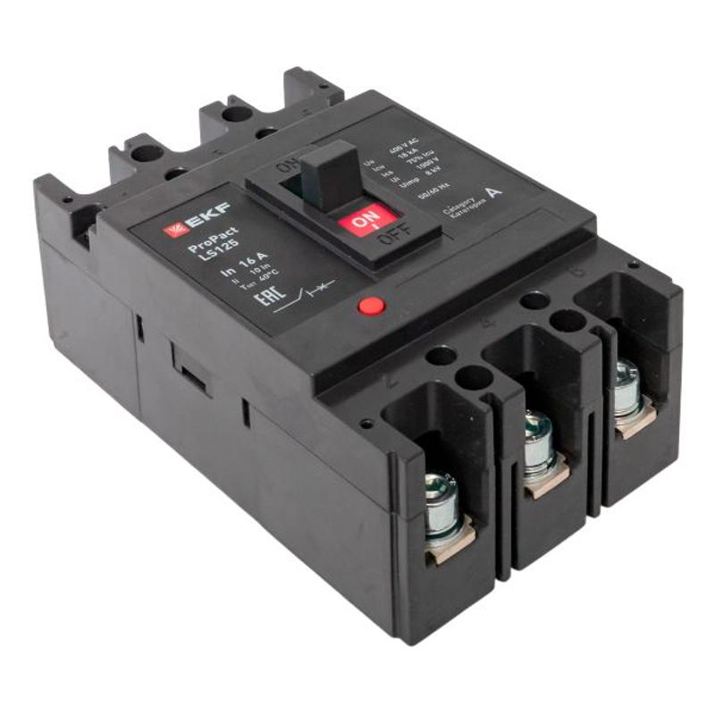 Выключатель автоматический LS125 18кА 3P 16А ProPact | mccb-125-18-3-16-ls | EKF — миниатюра 13