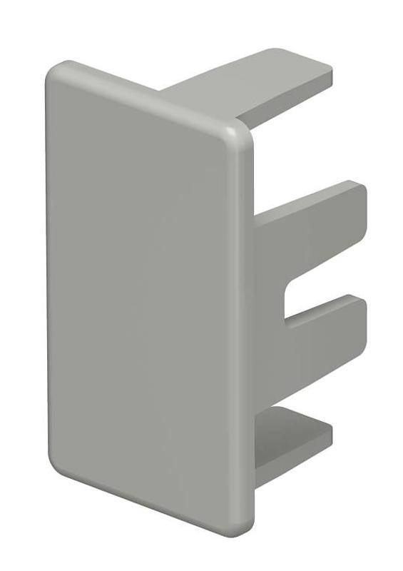 Торцевая заглушка кабельного канала WDK 20x35 мм (ПВХ,серый) (WDK HE20035GR) | 6158781 | OBO Bettermann — OBO Bettermann
