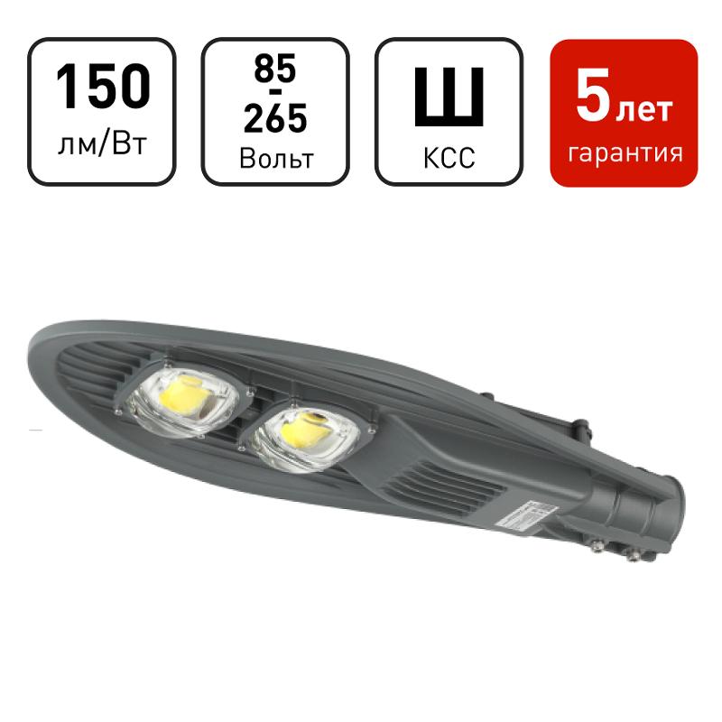 Светильник светодиодный консольный уличный ДКУ SPP-5-100-5K-W 100Вт 15000лм 5000К КСС "Ш-aб" IC-COB 48-60мм (40) | Б0029443 | ЭРА — ЭРА (Энергия света)