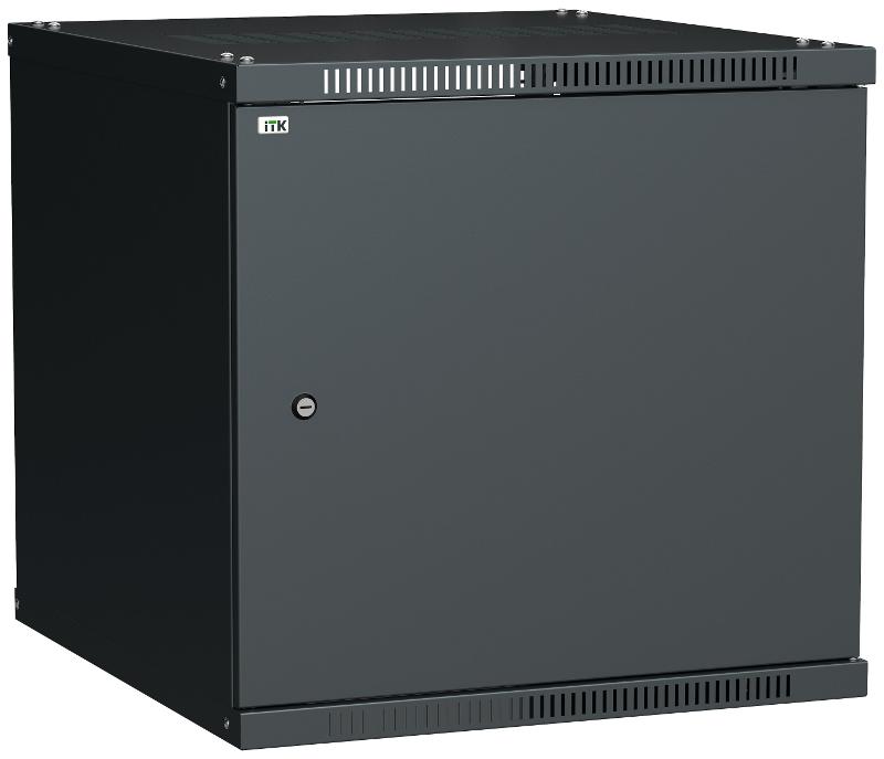 ITK Шкаф LINEA WE 12U 600x600мм дверь металл черный | LWE5-12U66-MF | ITK — ITK