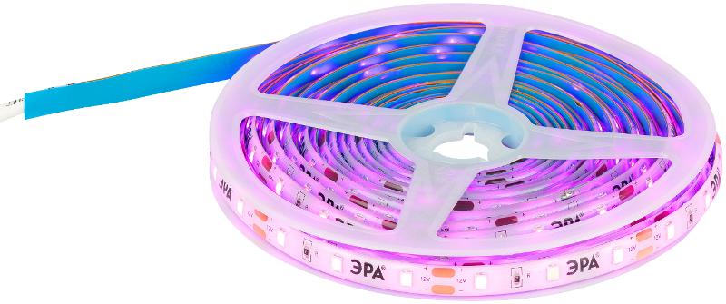 Светодиодная лента для растений  FITO-Strip Light-RB-45W-5m-12V-IP65 красно-синего спектра 5м IP65 с адаптером 12V | Б0064596 | ЭРА — миниатюра 4
