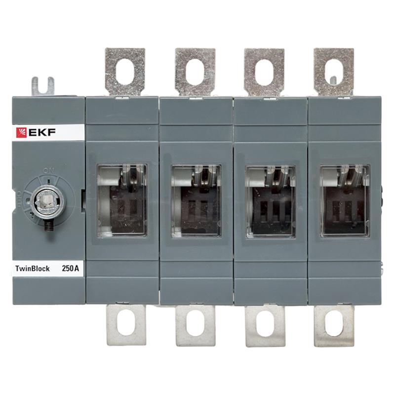 Рубильник 250A 4P без рукоятки управления TwinBlock | tb-s-250-4p | EKF — миниатюра 3
