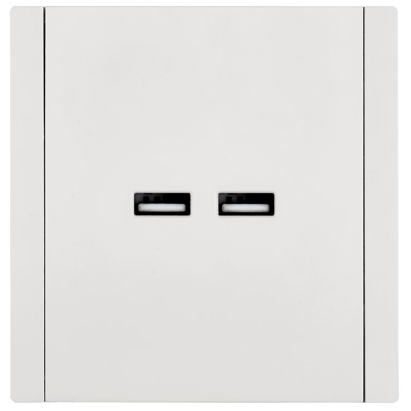 FORTE&PIANO Розетка USB A+A 3,1А FP249 белый — миниатюра 2