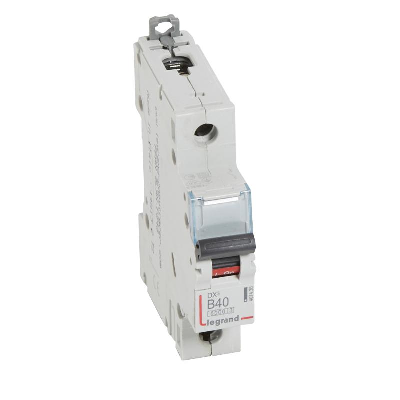 Выключатель автоматический  однополюсный DX3 6000 40А B 10кА | 407436 | Legrand — Legrand