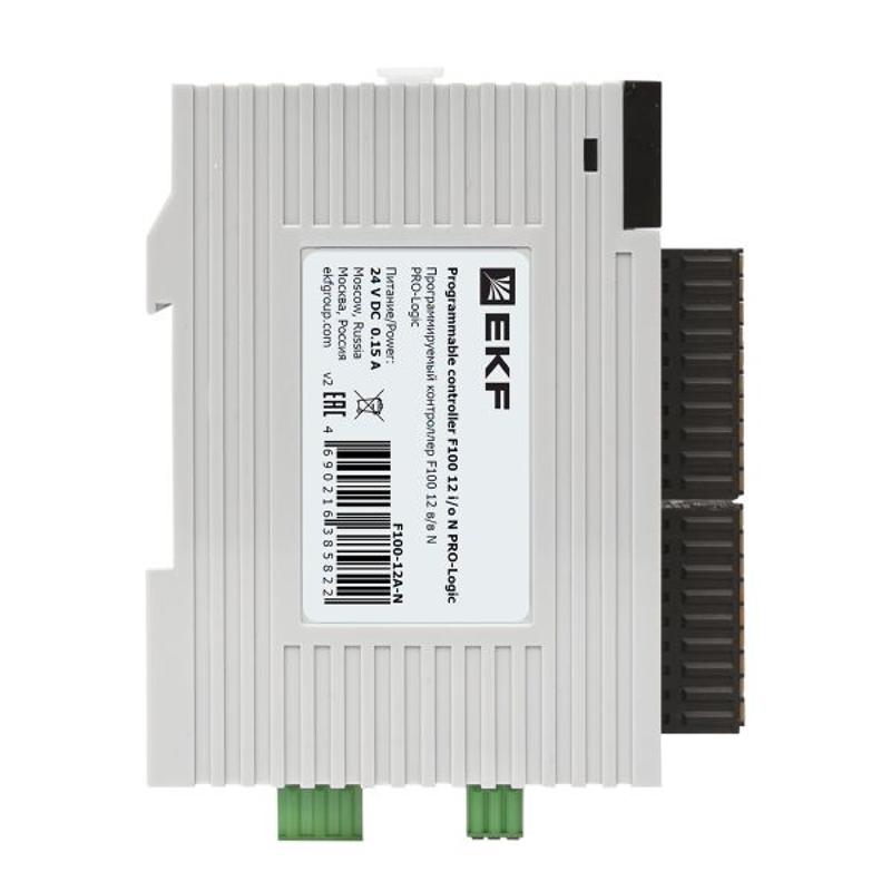 Программируемый контроллер F100 12 в/в N PRO-Logic EKF PROxima | F100-12A-N | EKF — миниатюра 32