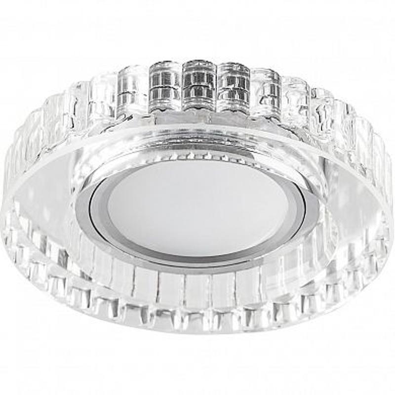 Светильник встраиваемый с LED подсветкой CD985 потолочный MR16 G5.3 прозрачный | 32662 | Feron — Feron