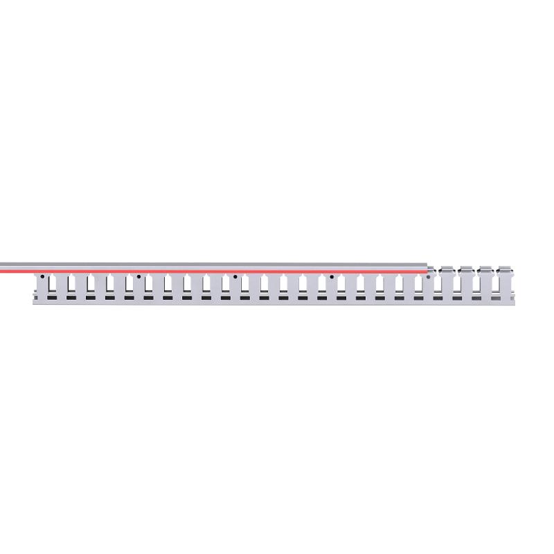 Короб перфорированный, серый RL12 25x40 (ШхВ) зуб - 12мм, паз -8мм  | 00128RL |  DKC — миниатюра 3