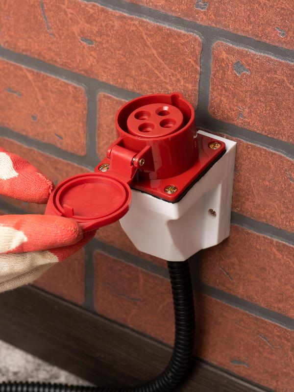 Розетка стационарная наружная 114 3Р+РЕ 16А 380В IP44 EKF PROxima | ps-114-16-380 | EKF — миниатюра 10