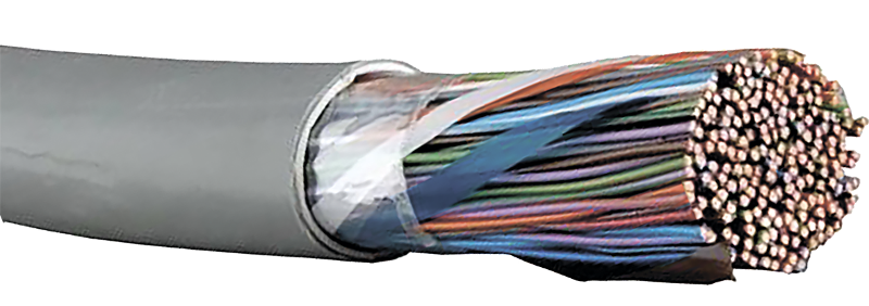 Витая пара F/UTP кат.5E 10х2х24AWG LSZH серый (500м) | LC1-C5E10-321 | ITK — миниатюра 2