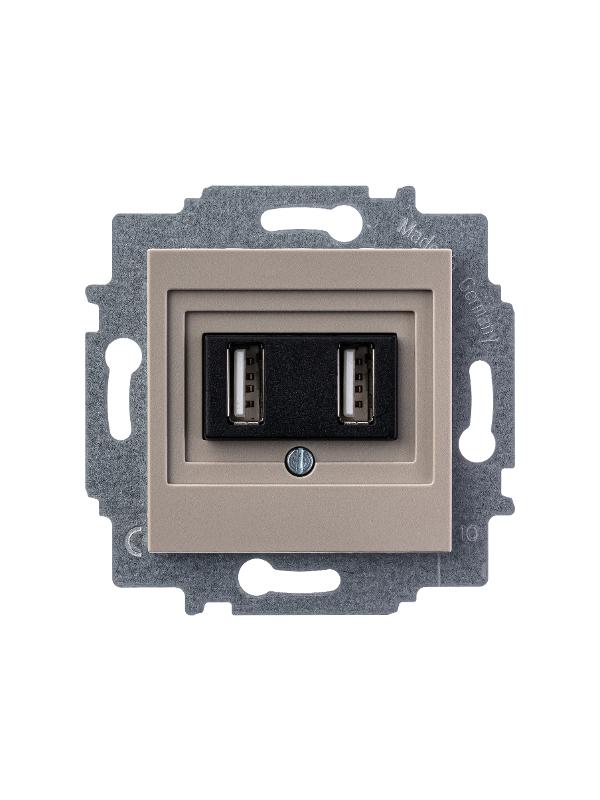 ABB Levit Кофе макиато USB зарядка 2-ая | 5014H-A00040 18W | 2CHH290040A6018 | ABB — миниатюра 4