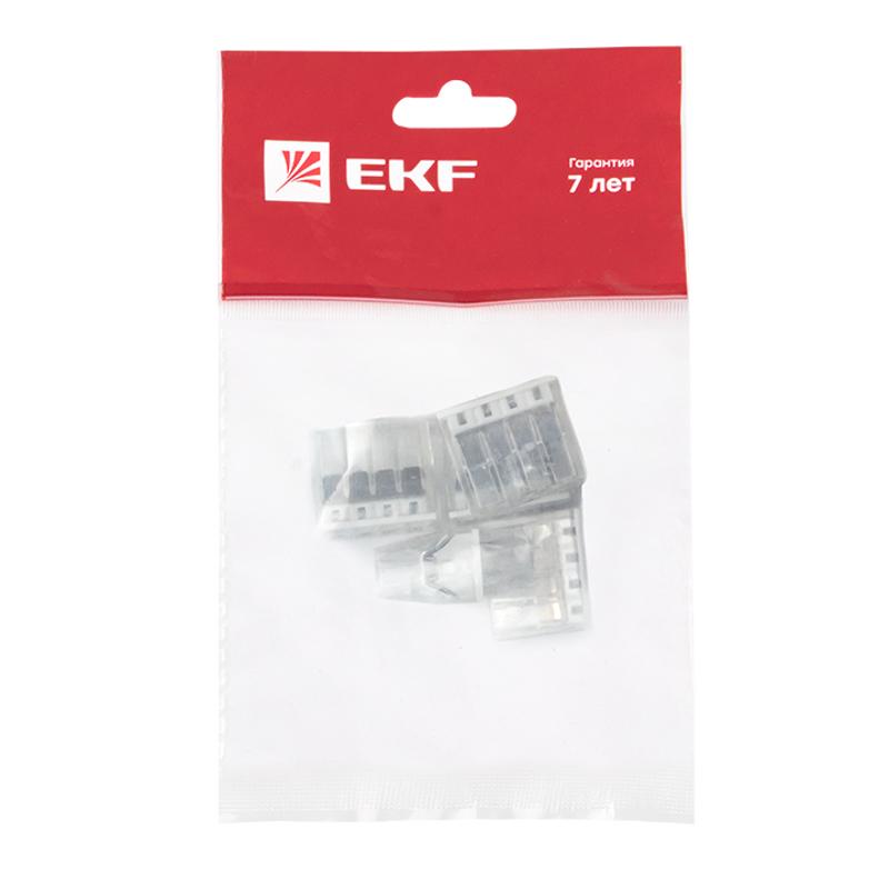 Клемма СМК 2273-248 (с пастой) 8 отверстий 0,5-2.5мм2 (4шт.) EKF PROxima | plc-smk-2273-248r | EKF — миниатюра 3