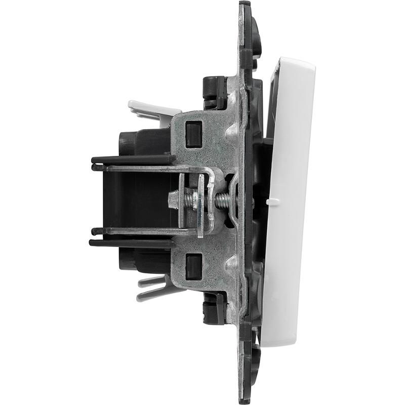 Valena LIFE DIY Белый Переключатель 2-клавишный 10А 250В — миниатюра 4