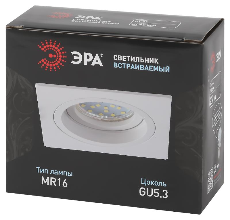 Светильник встраиваемый алюминиевый KL85 WH MR16/GU5.3 белый | Б0054348 | ЭРА — миниатюра 3