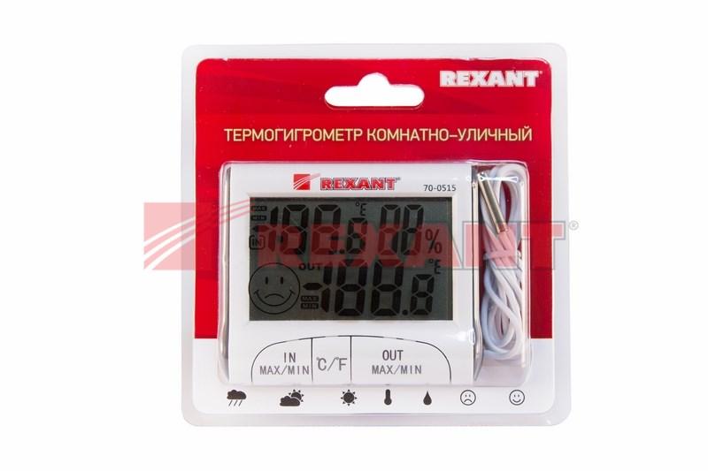 Термогигрометр комнатно-уличный | 70-0515 | REXANT — миниатюра 2