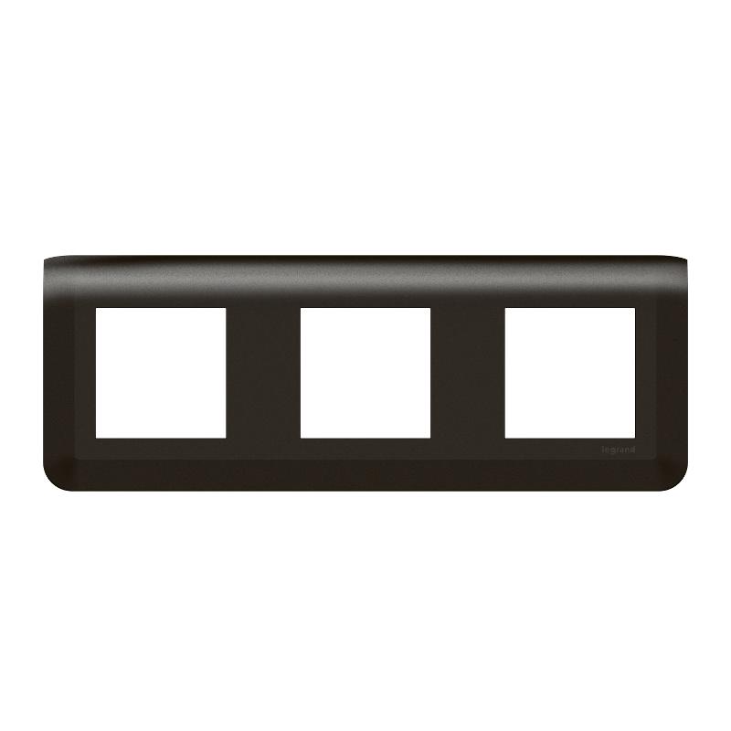Рамка - Mosaic - 3X2 модуля - матовая черная | 079046L | Legrand — Legrand