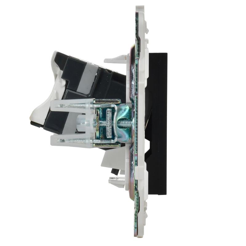 SKANDY Розетка компьютерная RJ45 кат.5E SK-K01Bl черный | SK-K10-1-K02 | IEK — миниатюра 4