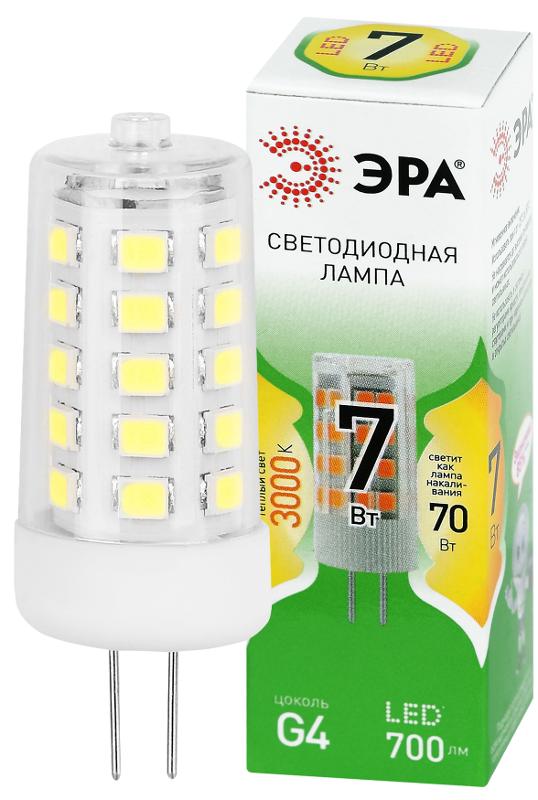 Лампа светодиодная  GREEN LINE LED G4-JC-7W-830-12V GL G4 7Вт капсула теплый белый свет | Б0067181 | ЭРА — ЭРА (Энергия света)