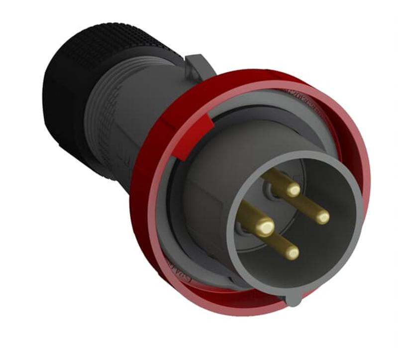 Вилка кабельная Easy&Safe 332EP3W, 32А, 3P+E, IP67, 3ч|2CMA101100R1000| ABB — ABB