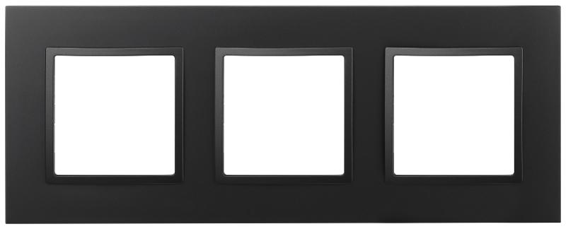 Рамка для розеток и выключателей Elegance 14-5013-05 Classic, на 3 поста, антрацит | Б0060585 | ЭРА — ЭРА (Энергия света)