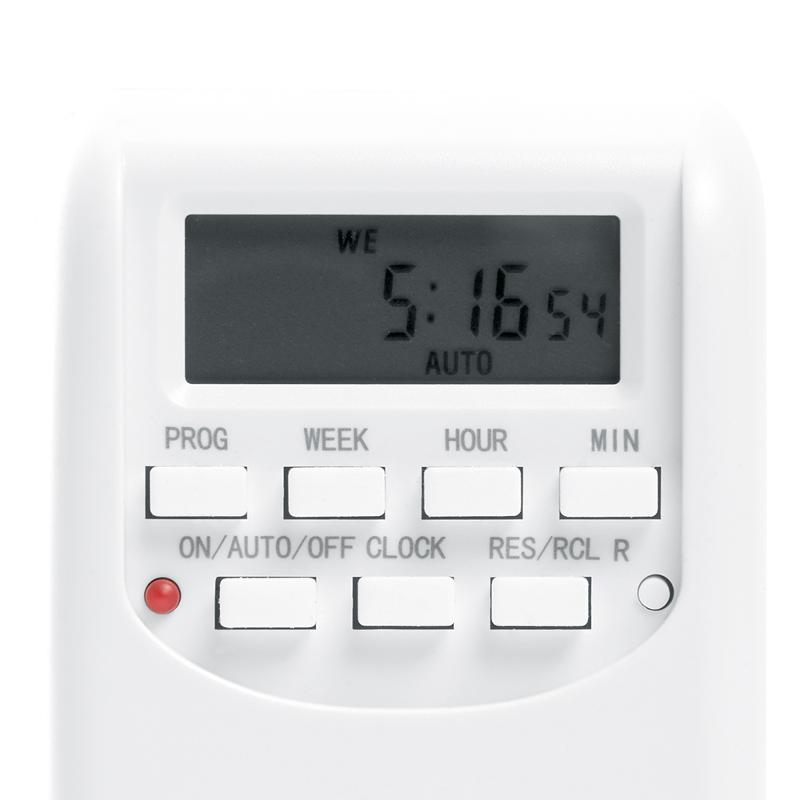 Розетка с таймером (недельная) 2300W/10A 230V, TM26 | 41815 | FERON — миниатюра 5