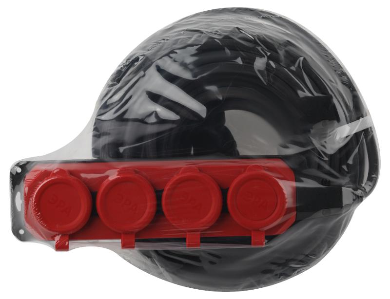Удлинитель силовой UK-4e-3x1,5-40m-IP44(KG) с заземлением 4 розетки каучук 40м КГ 3х1,5мм2 IP44 | Б0057589 | ЭРА — миниатюра 4